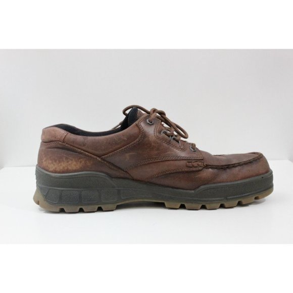 Ecco Men Shoes Track 25 Gore Tex Arch Support Comfort Leather - Picture 8 of 11
